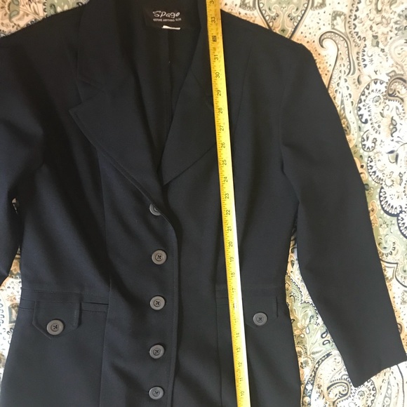 Spago long black blazer - Picture 3 of 7